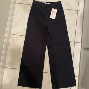 Levi’s Ribcage Wide Leg Jeans - Size 28 x 30 - Black - NWT